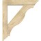 Ekena Millwork Funston Traditional Rough Sawn Bracket w/ Offset Brace, Douglas Fir, 6"W x 30"D x 34"H BKT0604X30X34FST01RDF - alternate 2
